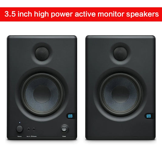 3.5 Inch High-power Monitor Speaker HiFi Professional Fever Recording Studio Active Desktop Home Audio Bluetooth TV Speaker DIY