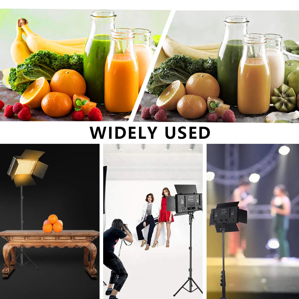 U800 RGB Photo Light LED Photo Studio Light Camera Phone Video Recroding RGB Panel Lamp LED Vdieo Light for YOUTUBE Tiktok LIVE