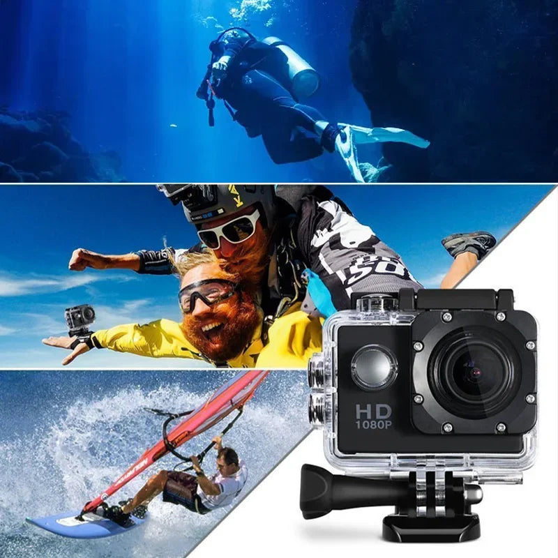 4K Action Camera 1080P/30FPS WiFi 2.0" 170D Underwater Waterproof Helmet Video Recording Camera Sports Cameras Outdoor Mini Cam