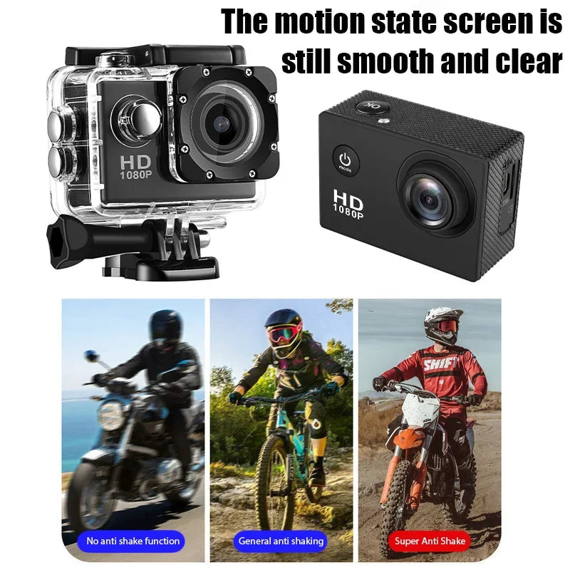 4K Action Camera 1080P/30FPS WiFi 2.0" 170D Underwater Waterproof Helmet Video Recording Camera Sports Cameras Outdoor Mini Cam