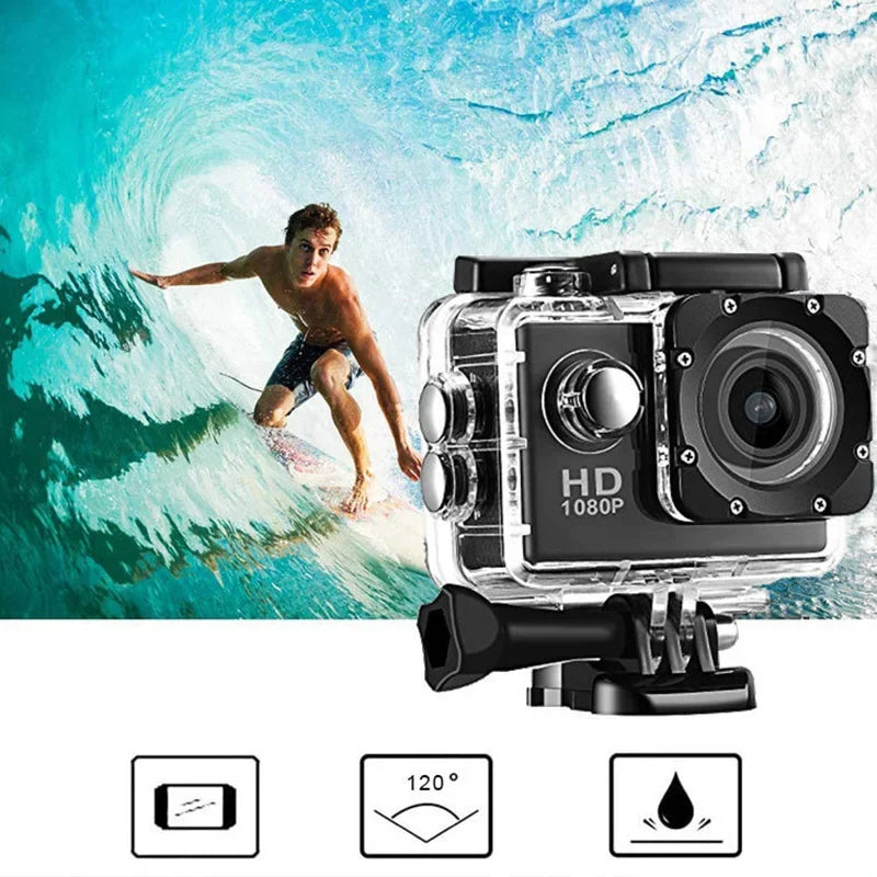 4K Action Camera 1080P/30FPS WiFi 2.0" 170D Underwater Waterproof Helmet Video Recording Camera Sports Cameras Outdoor Mini Cam