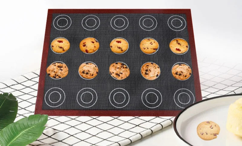 Perforated Silicone Baking Mat Non-stick Oven Sheet Liner Bakery Tools Pastry Macaron Pad For Cookies Kitchen Bakeware Accessory