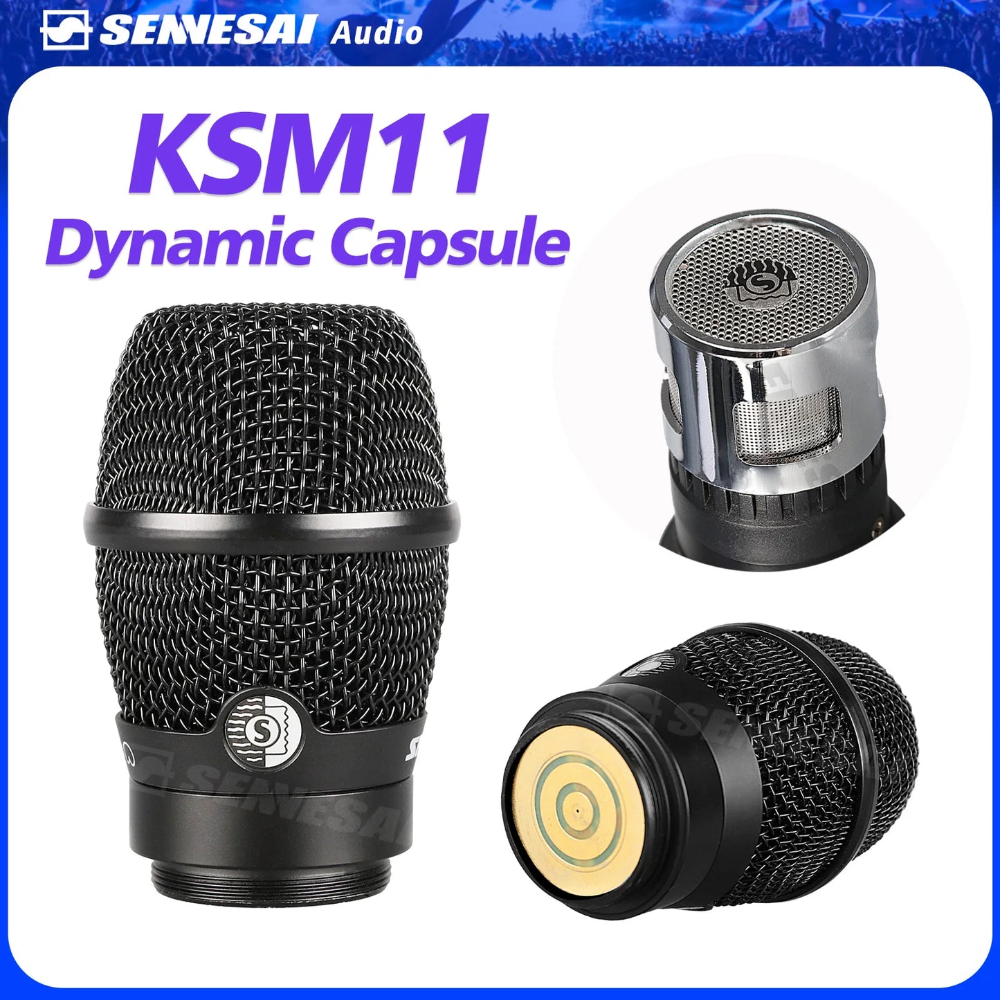 BETA58A Microphone Core Dynamic Microfone Capsule Professional Condensor Microfono Grilles Compatiable With Original Mic KSM8/11