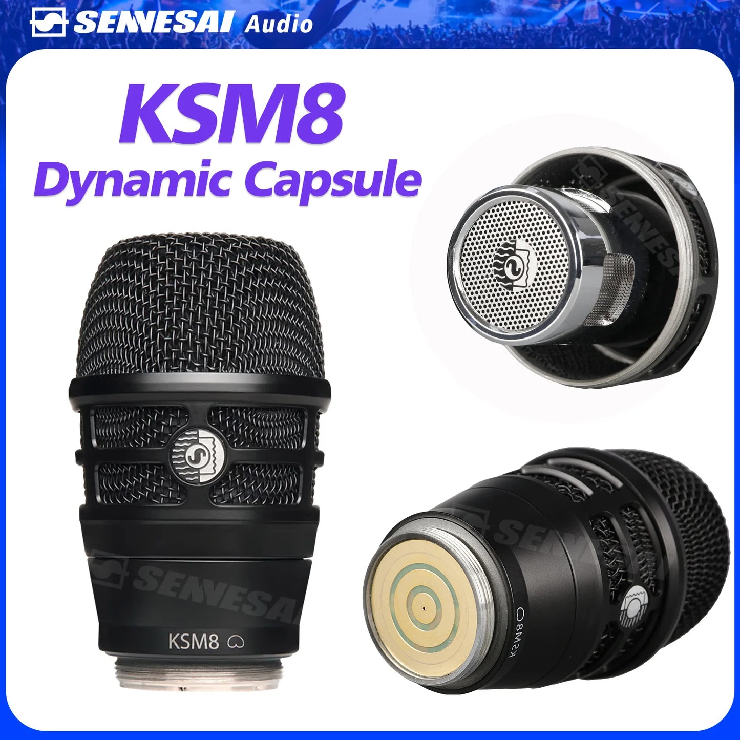 BETA58A Microphone Core Dynamic Microfone Capsule Professional Condensor Microfono Grilles Compatiable With Original Mic KSM8/11