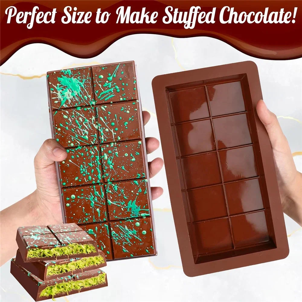 Silicone Chocolate Mold Break Apart Protein Candy Mould 3D DIY Biscuit Baking Tools Cake Decorating Mold