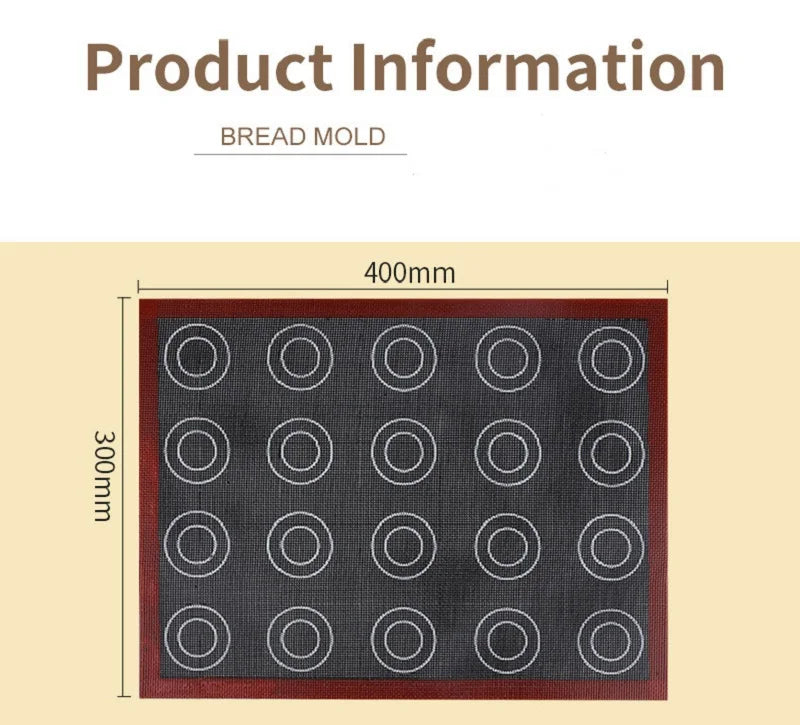 Perforated Silicone Baking Mat Non-stick Oven Sheet Liner Bakery Tools Pastry Macaron Pad For Cookies Kitchen Bakeware Accessory